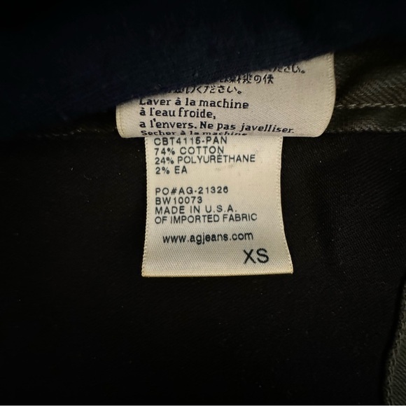 AG The Biker Jacket. Olive Green. Size XS. Excellent Condition. - Picture 6 of 7